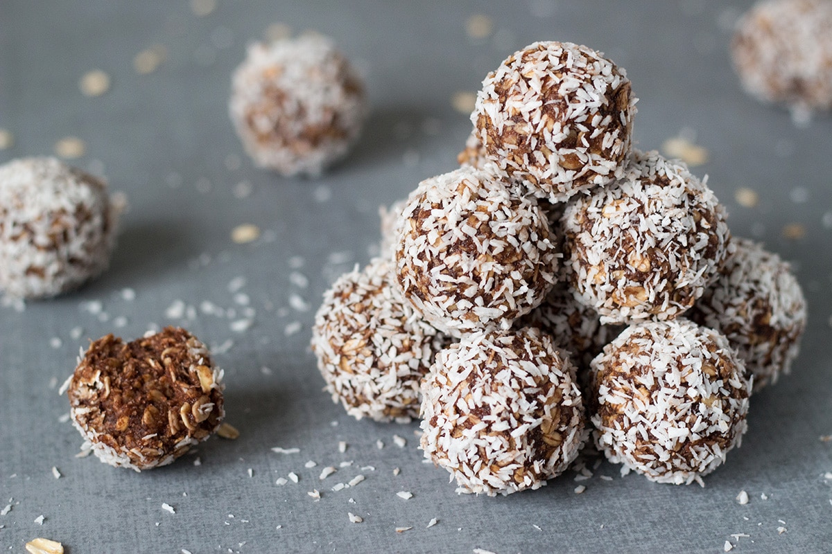 Swedish Chocolate Coconut Balls - Chokladbollar