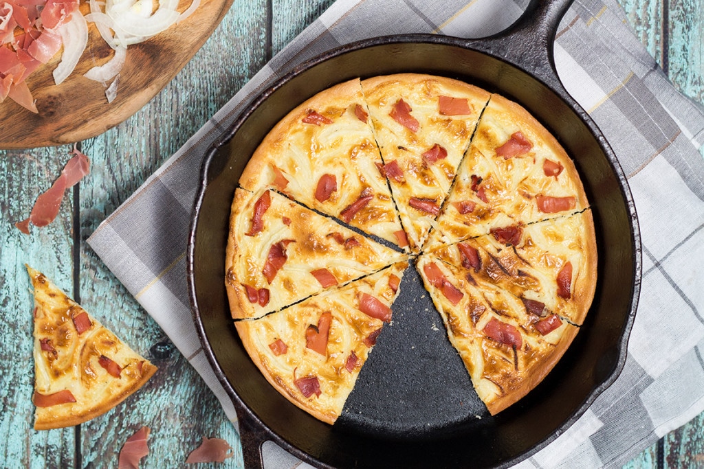 Tarte Flambee (aka Flammekueche or Flammkuchen) Recipe