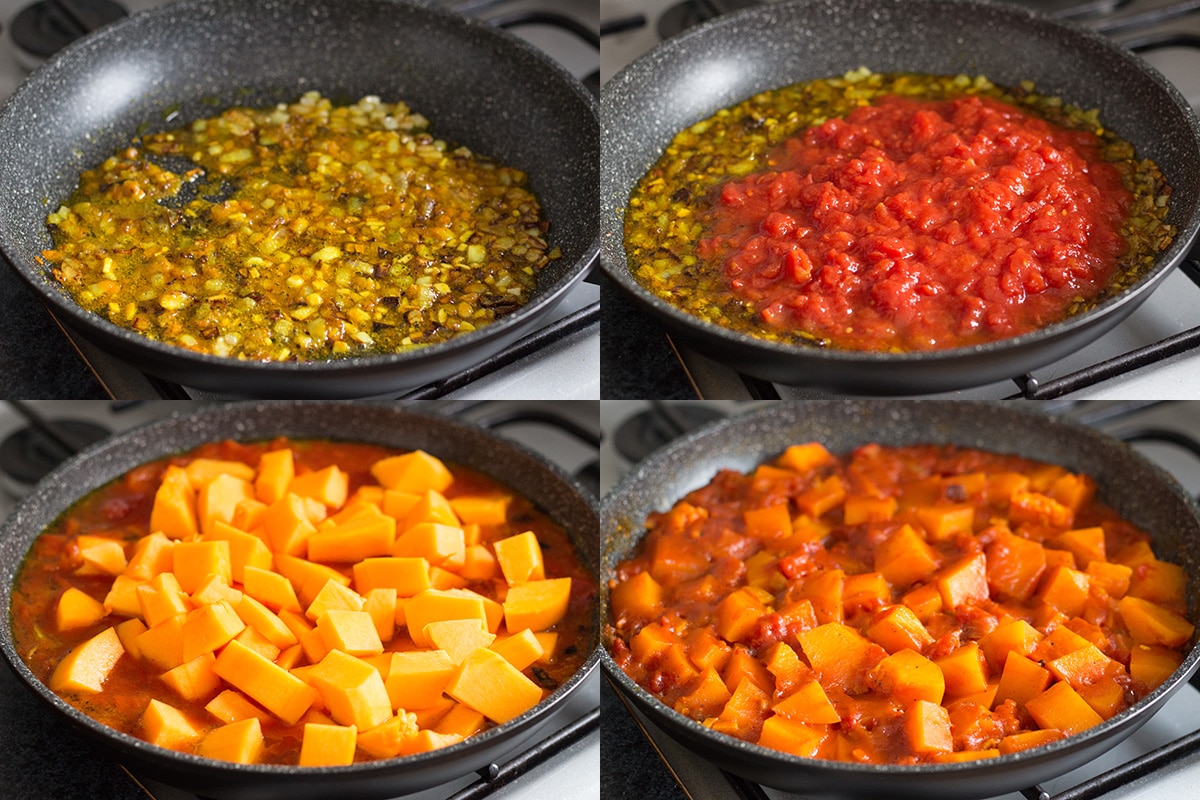 This sweet & savory Afghan pumpkin with yogurt-garlic sauce (Kadu Bouranee or Kadoo Borani) tastes fantastic and it's so easy to make! #Afghan #pumpkin | cookingtheglobe.com