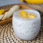 This Vietnamese banana tapioca pudding called Che Chuoi is awesome both warm and chilled! #pudding #vietnam #banana | cookingtheglobe.com