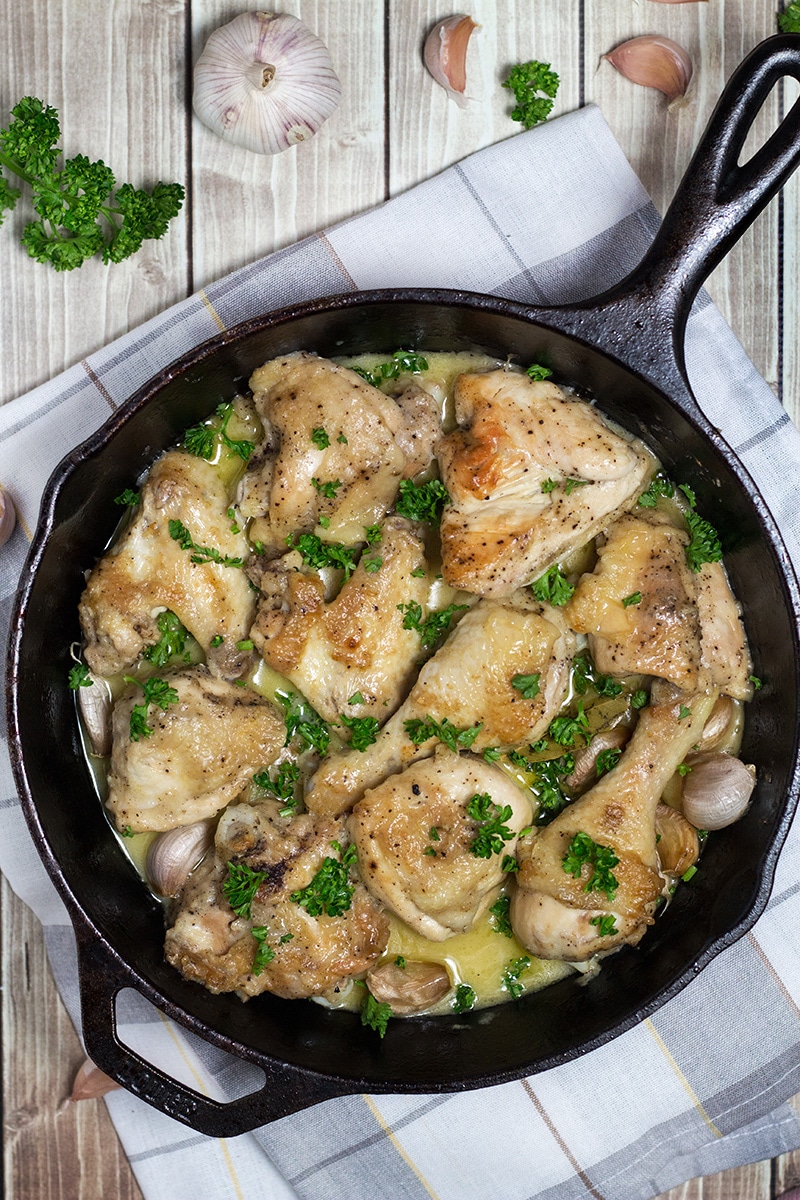 Pollo al Ajillo - Spanish Garlic Chicken image