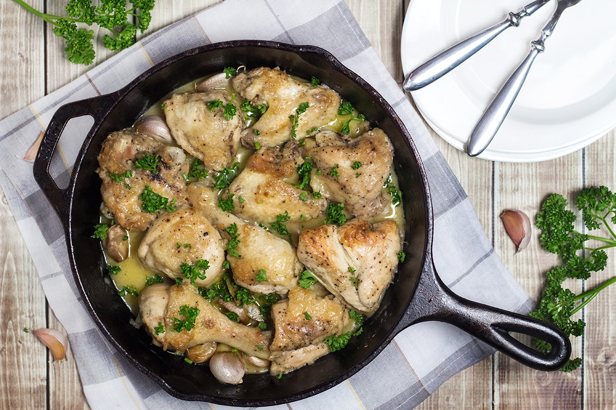 Pollo al Ajillo - Spanish Garlic Chicken Recipe