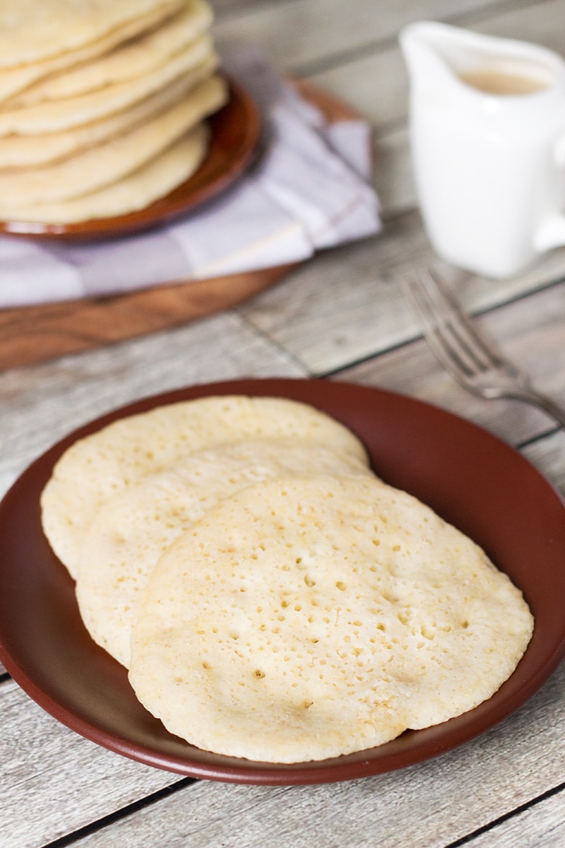 These Moroccan pancakes (Baghrir) are unique in terms of the taste and appearance! You just have to try them! | cookingtheglobe.com