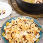 Chicken Biryani is one of the most famous Indian dishes. The unique mix of spices, rice, meat and veggies will blow your mind! | cookingtheglobe.com