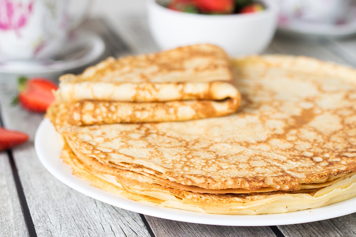 Russian Pancakes (Blini) w/ Sweet Savory Toppings