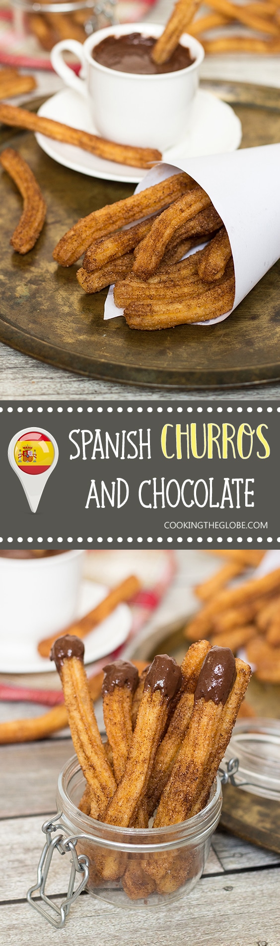 Estes Churros Con Chocolate são inegavelmente os favoritos espanhóis para o pequeno-almoço. Posso compreender porquê! 