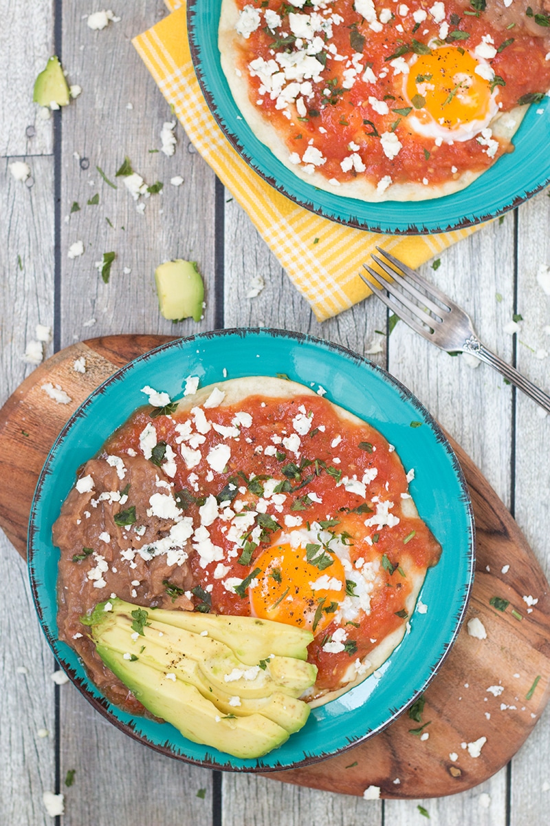 There is nothing better than Mexican traditional Huevos Rancheros in the morning. Try this easy and delicious recipe with homemade salsa!