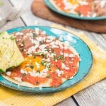 There is nothing better than Mexican traditional Huevas Rancheros in the morning. Try this easy and delicious recipe with homemade salsa!