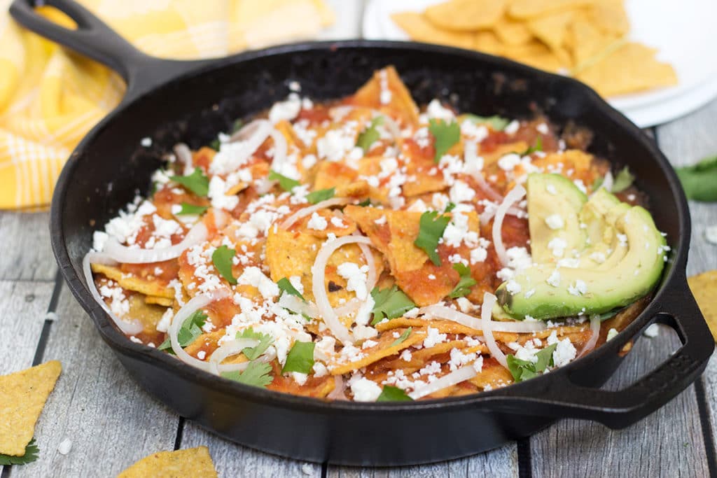 How to Make Chilaquiles Rojos in a Flash - Cooking The Globe