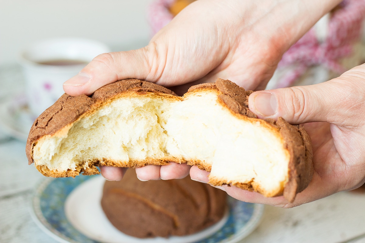 Mexican Sweet Bread has many varieties, but Conchas (Shells) is the most popular one. They are so good!