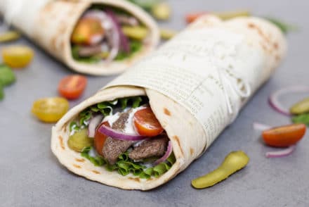 Beef Shawarma Lebanese Style - with Tarator Sauce