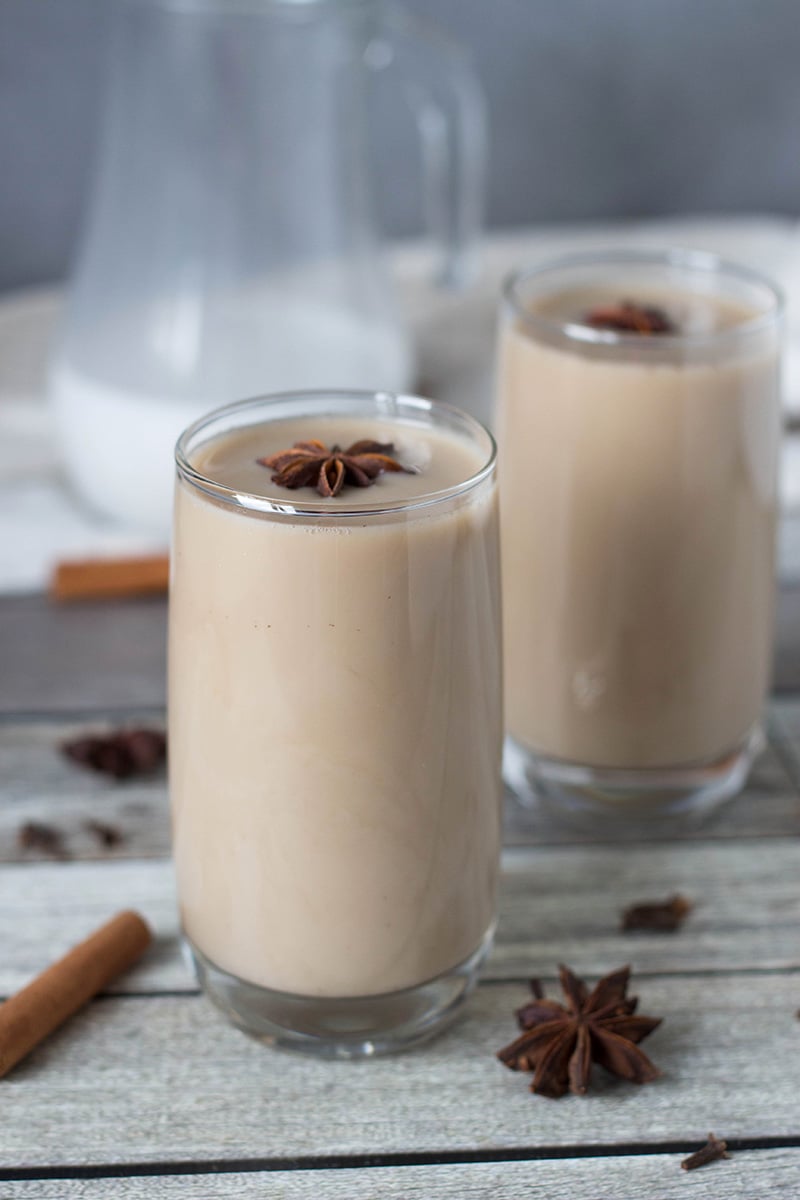 If you are looking for something refreshing and crazy delicious at the same time, this Thai Iced Tea is for you. It's flavored with anise, cinnamon, ginger, cloves, and more! | cookingtheglobe.com