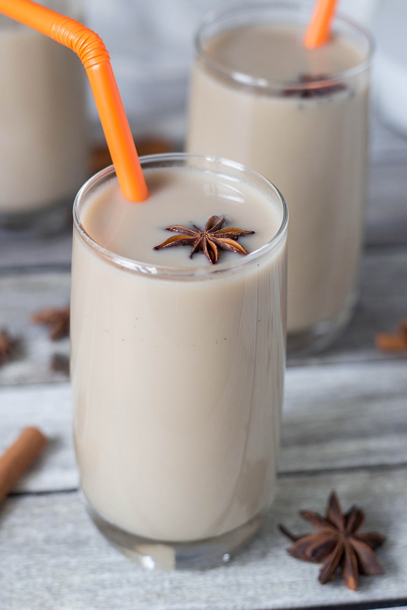 If you are looking for something refreshing and crazy delicious at the same time, this Thai Iced Tea is for you. It's flavored with anise, cinnamon, ginger, cloves, and more! | cookingtheglobe.com