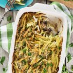 Janssons Frestelse or Jansson's Temptation is a classic Swedish potato and sprat casserole traditionally served on Christmas but great any time of the year. Creamy, hearty, filling! | cookingtheglobe.com