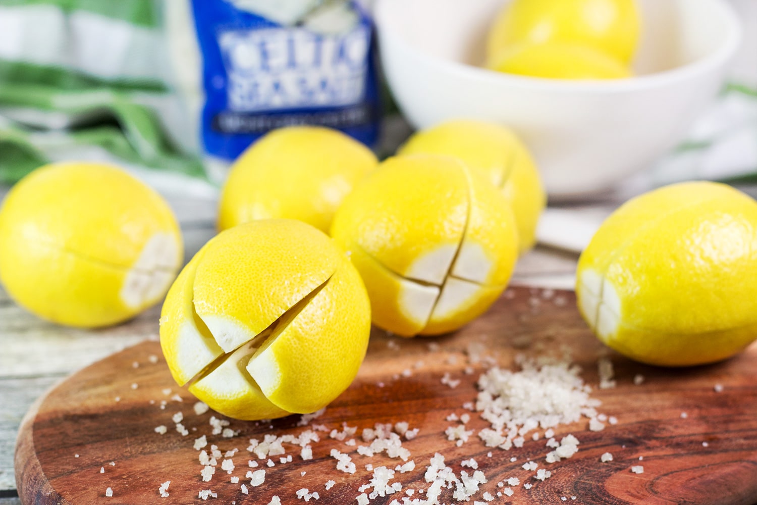 Moroccan Preserved Lemons are a must in every kitchen pantry. They require only 2 ingredients to make and can be used in an array of dishes! | cookingtheglobe.com