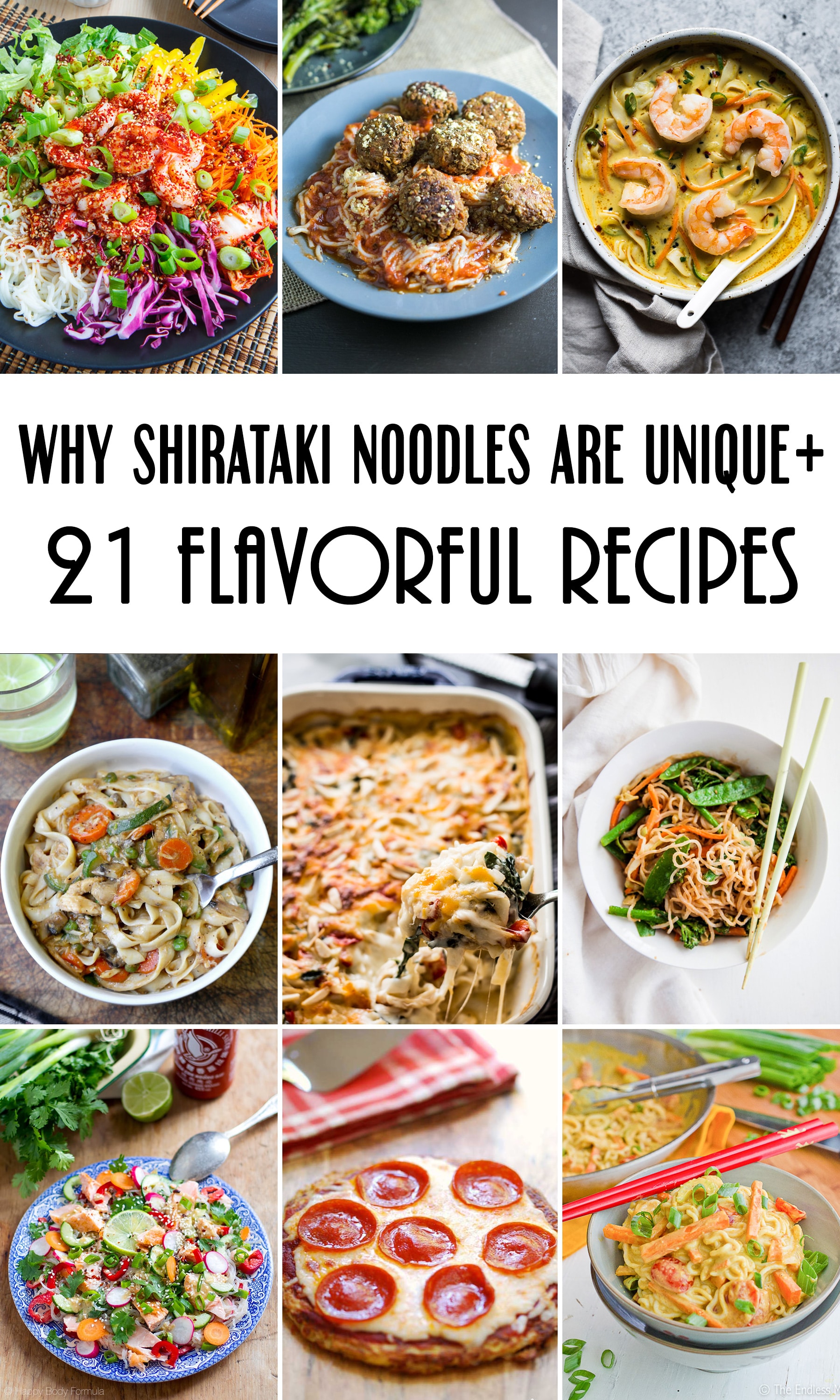 21 outstanding Shirataki Noodle Recipes to Enjoy This Zero-Calorie No-Carb Pasta from Japan! #glutenfree #paleo #keto #lowcarb | cookingtheglobe.com