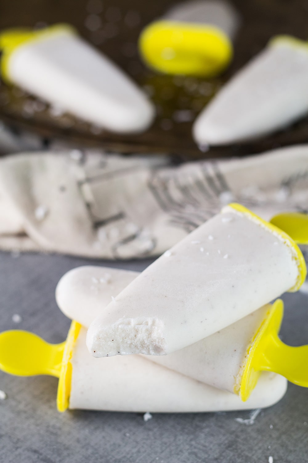 Learn how to make Limber de Coco - a flavorful Caribbean coconut ice native to Puerto Rico. A perfect refresher for a hot summer day! | cookingtheglobe.com