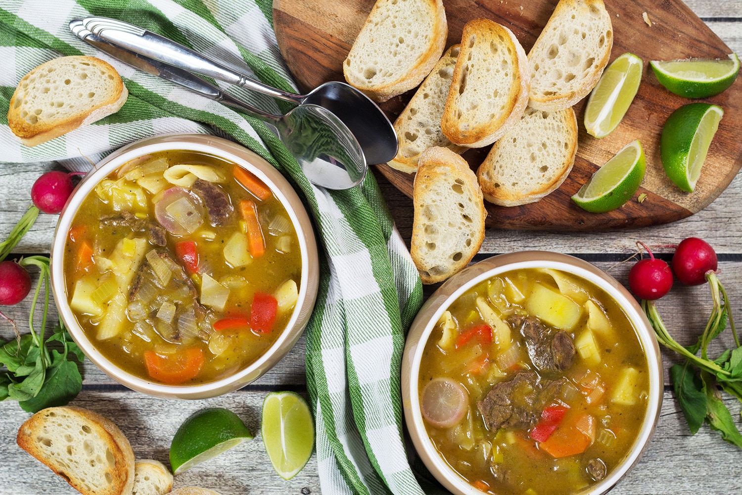 Soup Joumou is a traditional Haitian pumpkin soup packed with 11 different veggies, beef, and pasta. Hearty, comforting, and crazy delicious! | cookingtheglobe.com