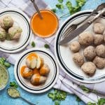 Canarian Wrinkly Potatoes (Papas Arrugadas) make a perfect side dish to any meal. They are really easy to make and require only 2 ingredients! | cookingtheglobe.com