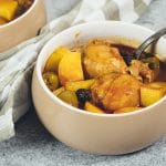 Fricase De Pollo is the famous Cuban chicken stew packed with tons of different flavors. A great stew the whole family will love! | cookingtheglobe.com