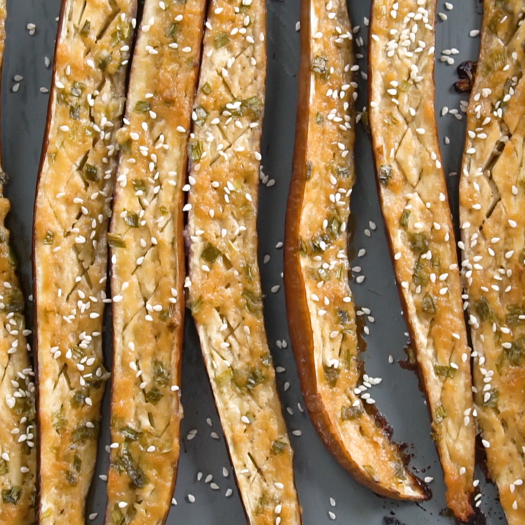 Miso Roasted Japanese Eggplant - Nasu Dengaku-image