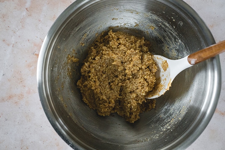 Freshly made dough for Moroccan cookies