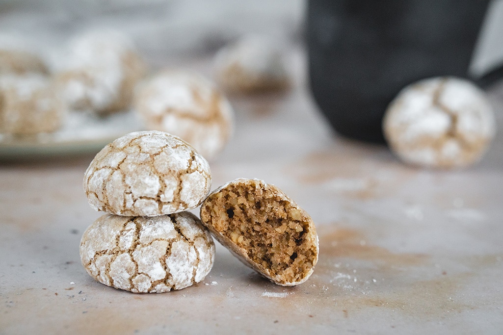 The walnut version of the famous Moroccan cookies