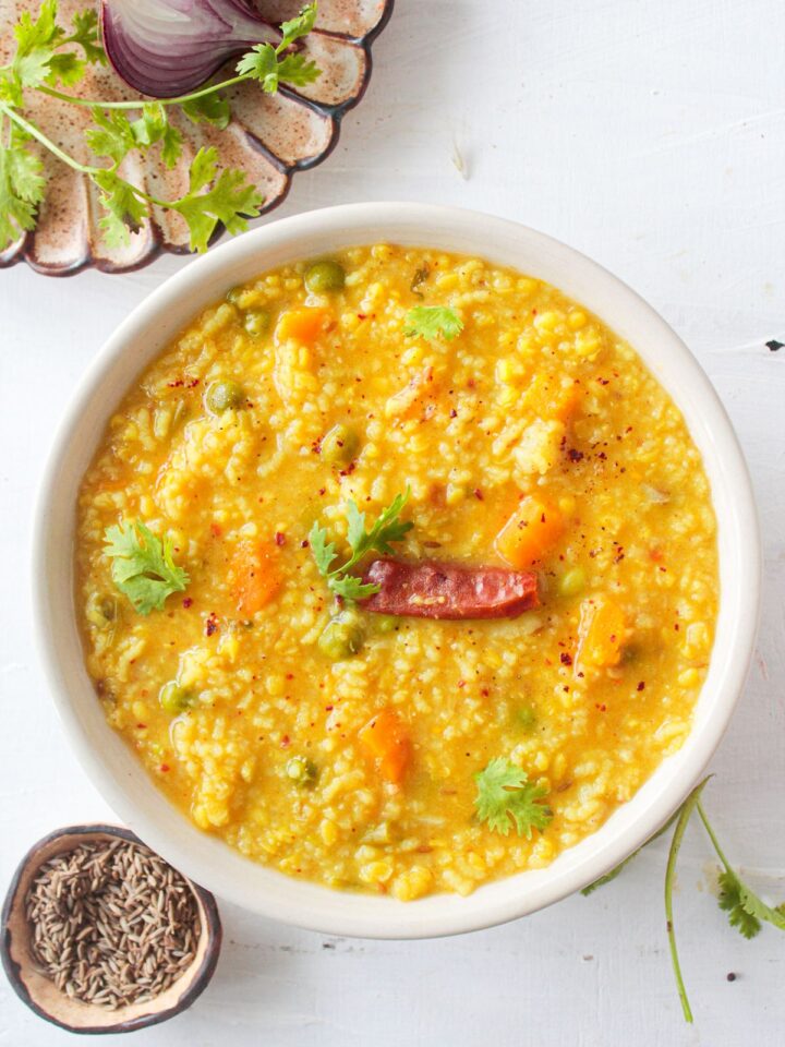 Indian Khichdi Recipe Rice and Lentil Porridge Cooking The Globe