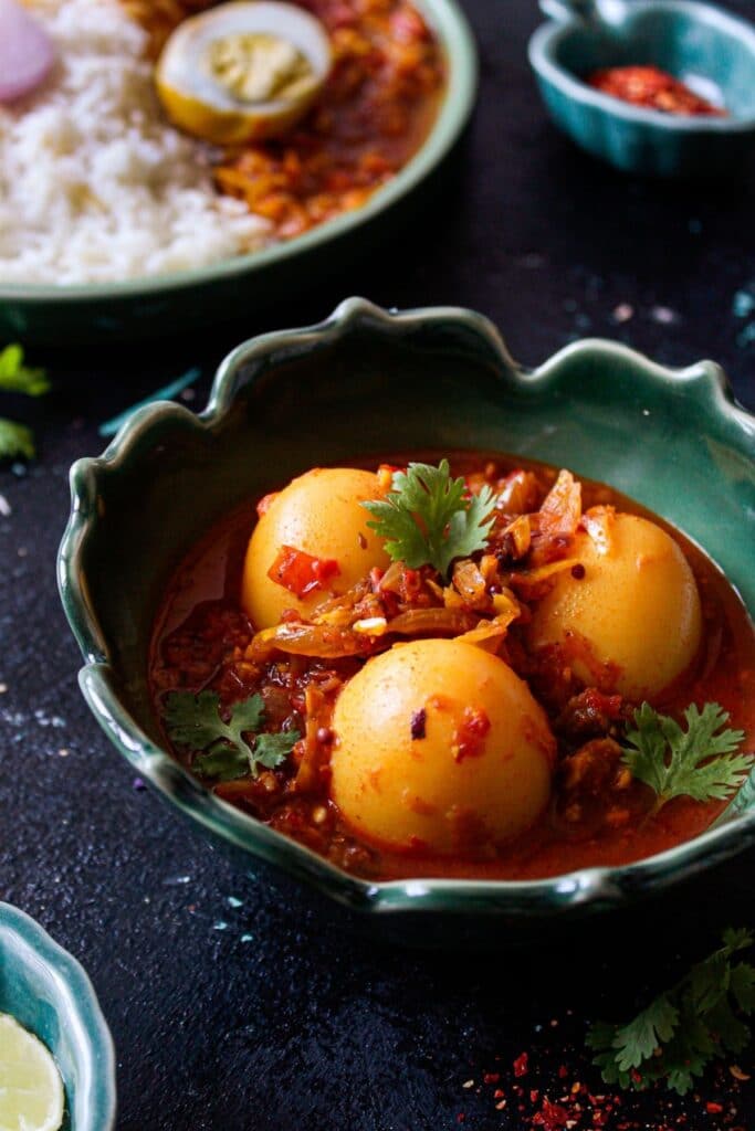Delicious Punjabi Egg Curry Recipe - Cooking The Globe