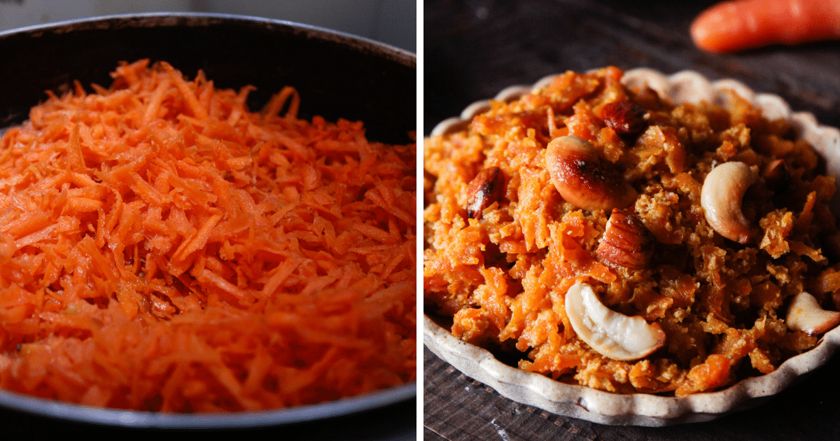 Indian Carrot Halwa Recipe: Gajar ka Halwa with Jaggery