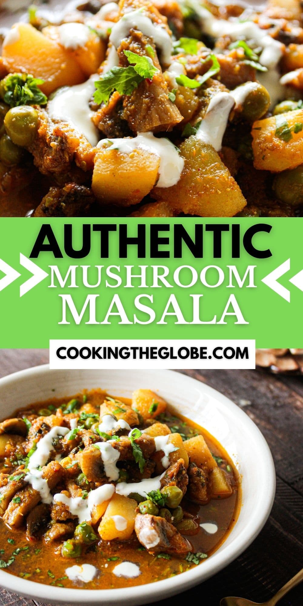 Authentic Mushroom Masala Curry Recipe - Cooking The Globe