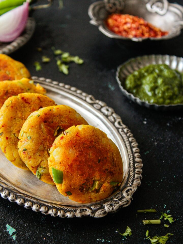 Easy Aloo Tikki Recipe {Indian Potato Patty} - Cooking The Globe