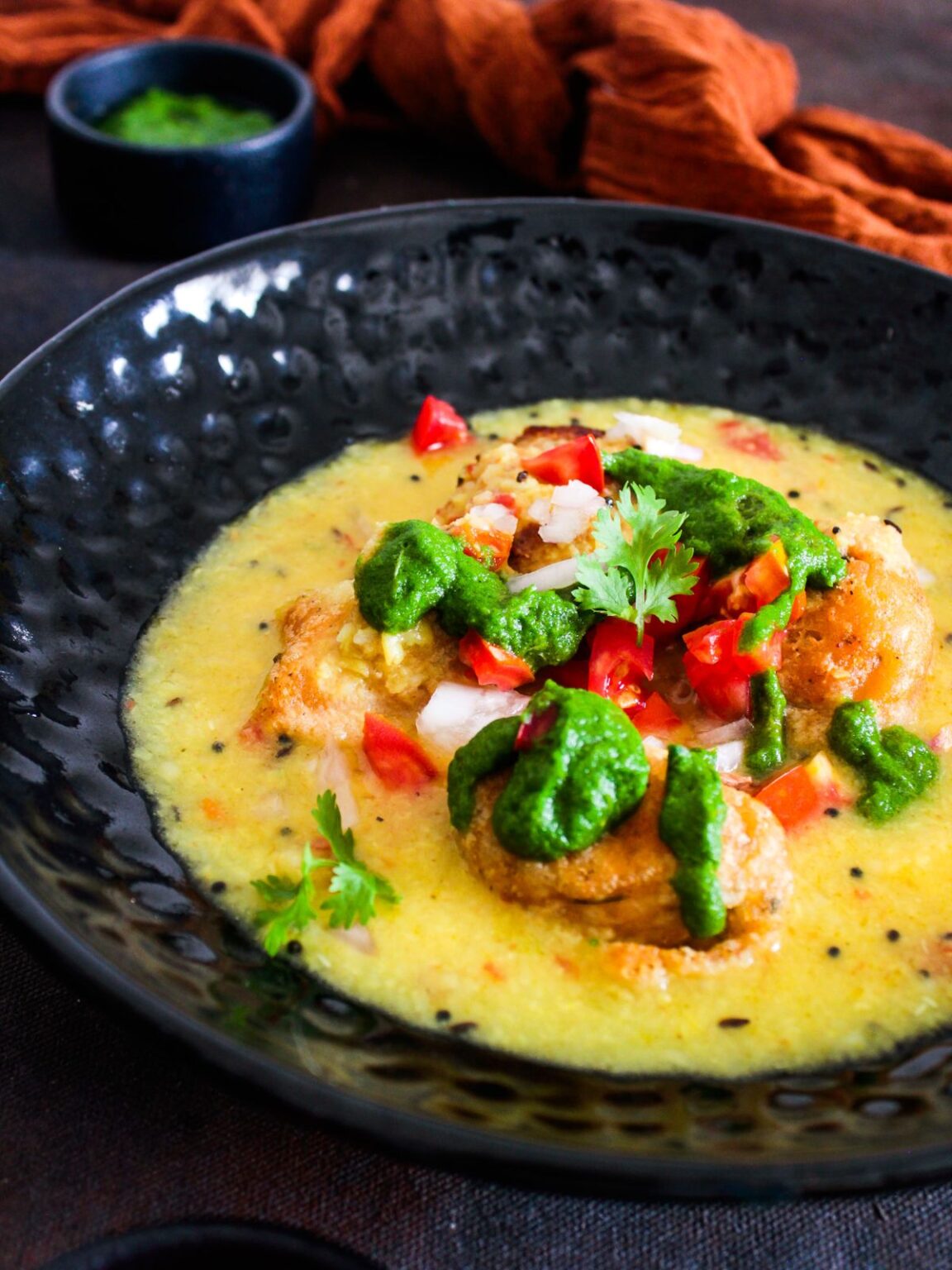 Indian Bonda Soup with Lentil Fritters - Cooking The Globe