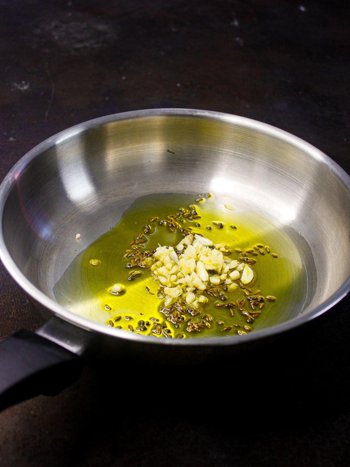 Add minced garlic and saute