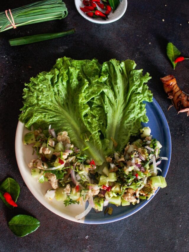 Thai Chicken Larb Salad Recipe