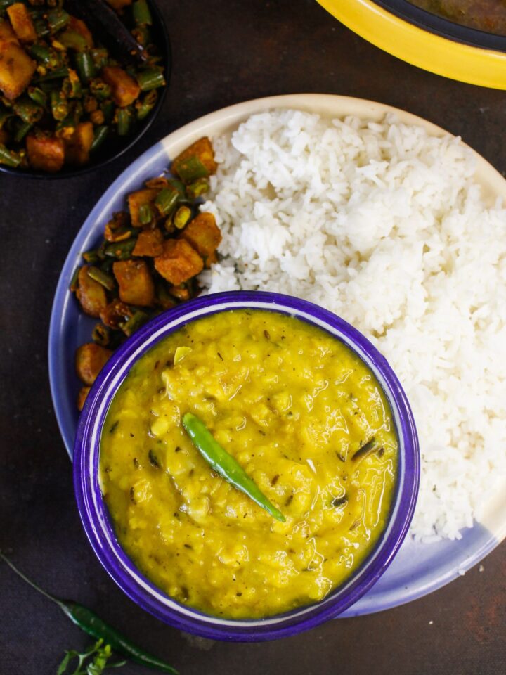 Assamese Fermented Bamboo Shoot Dal - Cooking The Globe