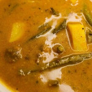 Recipe Card of Sindhi Kadhi_ Comforting Vegan Curry