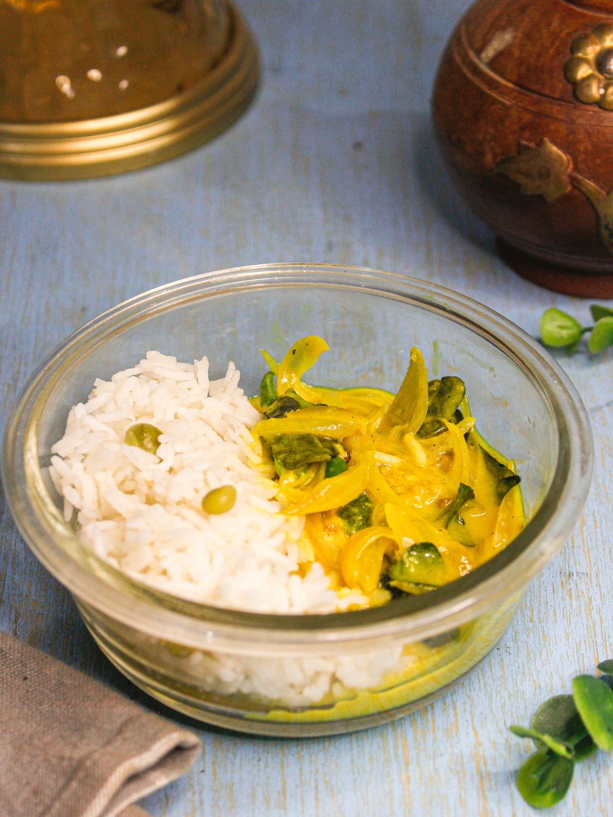 Kiri Hodi: Sri Lankan Coconut Milk Curry  served with rice