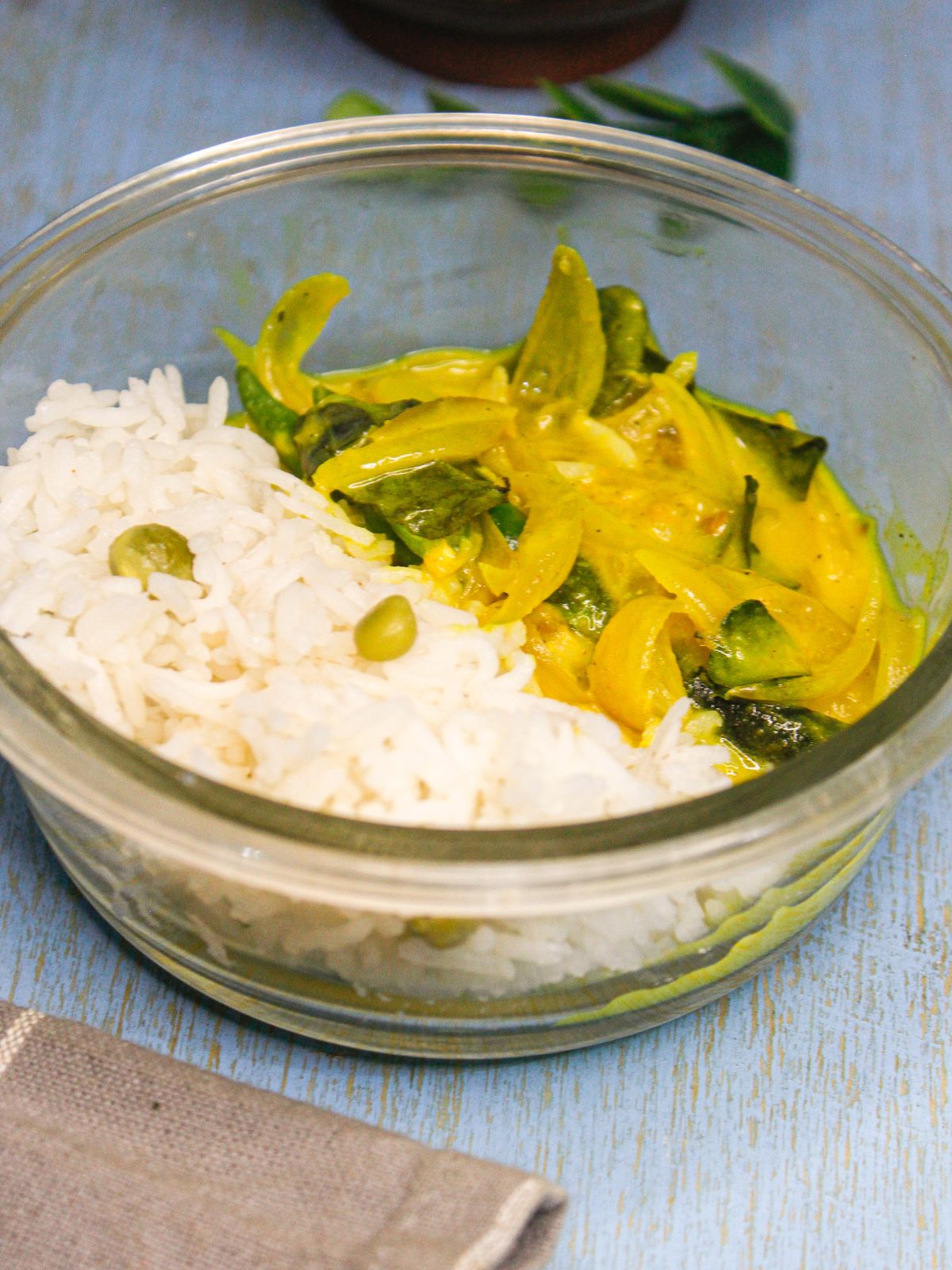 Kiri Hodi served in a bowl with rice