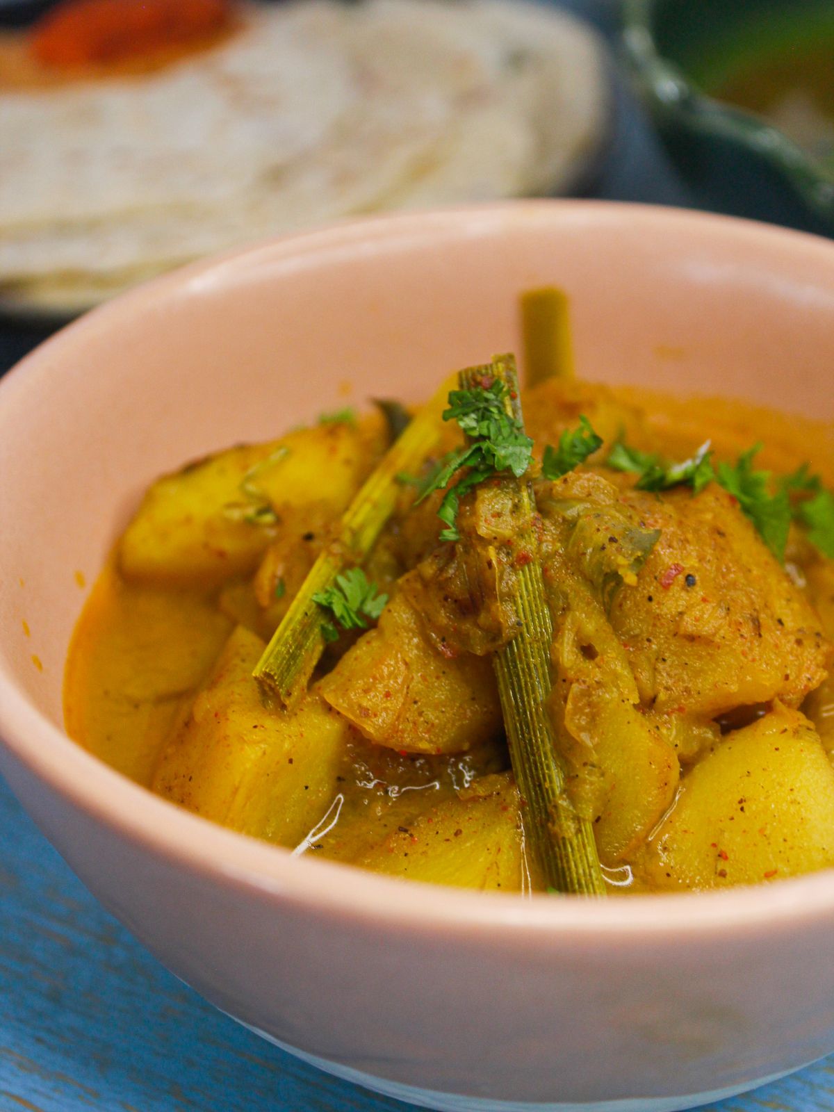 Zoom pic of Sri Lankan Potato Curry