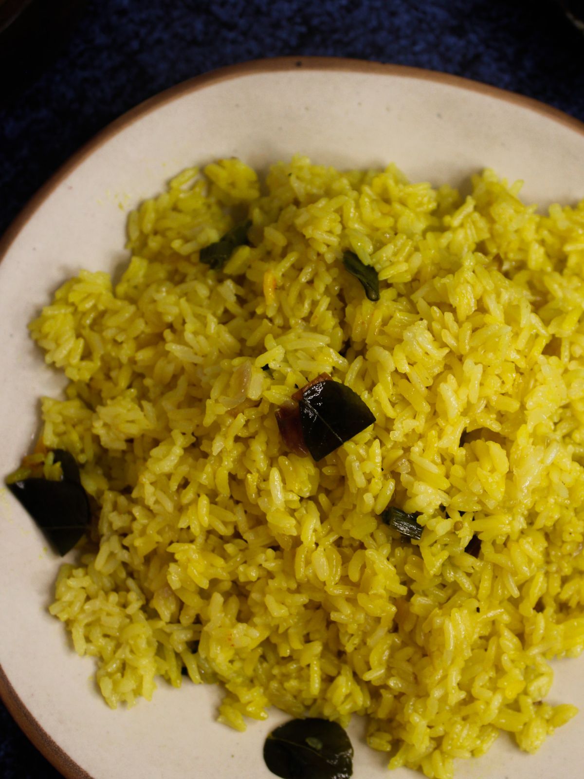 Top view image of Srilankan Yellow Rice