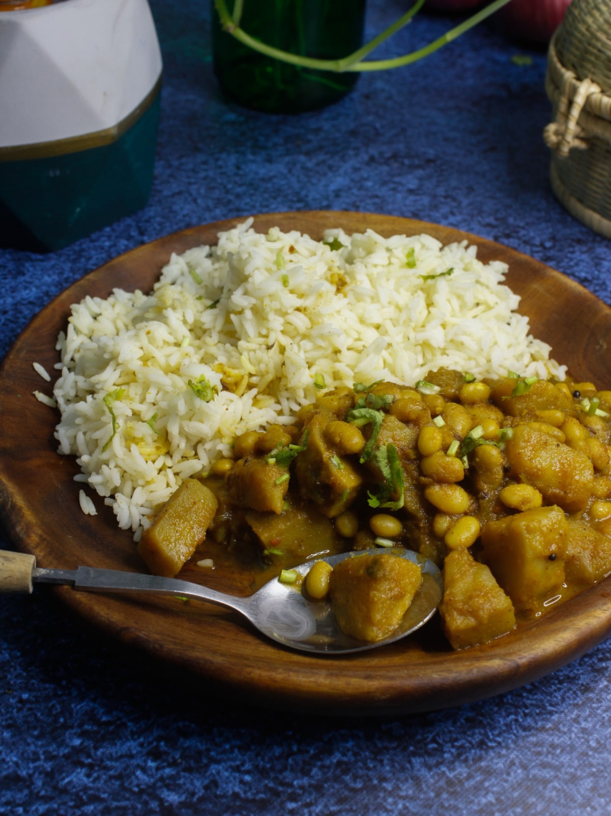 Hot and spicy Black-Eyed Pea Curry