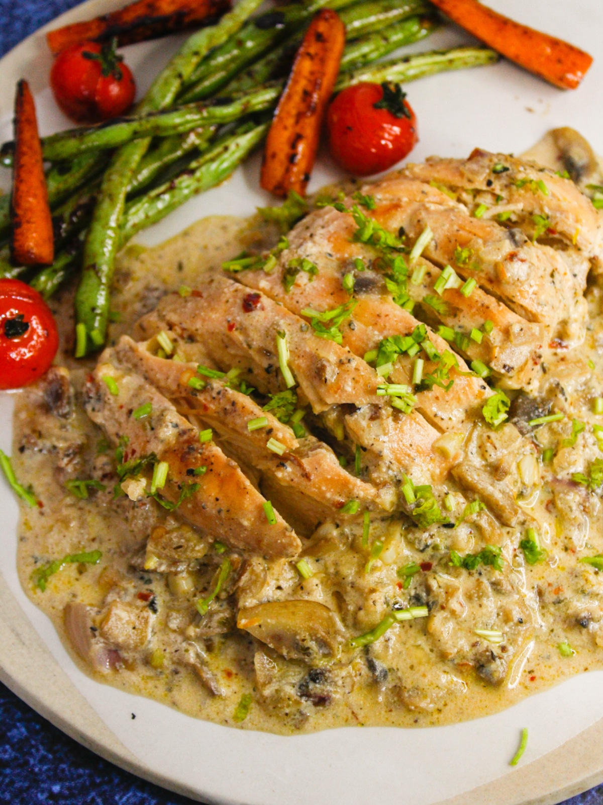 Zoom in view image of Chicken Breast With Creamy Mushroom Sauce Recipe