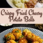 Crispy Fried Cheesy Potato Balls PIN (2)