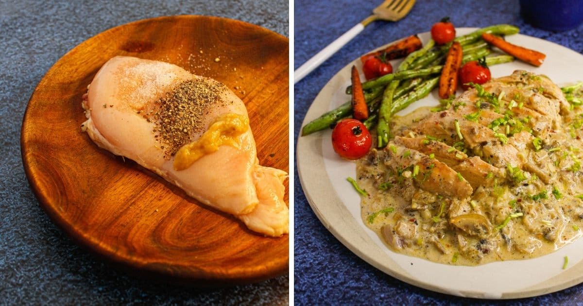 Chicken Breast With Creamy Mushroom Sauce Recipe