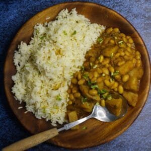 Featured Img of Easy Black-Eyed Pea Curry Indian-Style