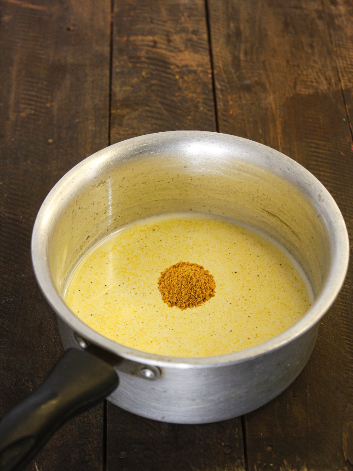 Add Jaggery to the milk